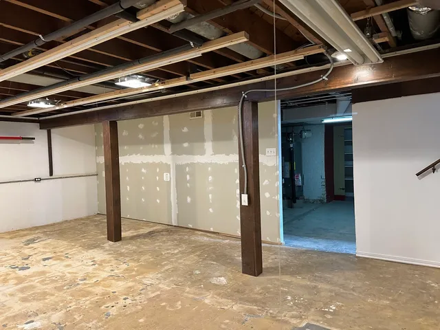 a view of an empty room