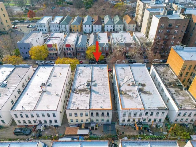 a view of a terrace with a bench