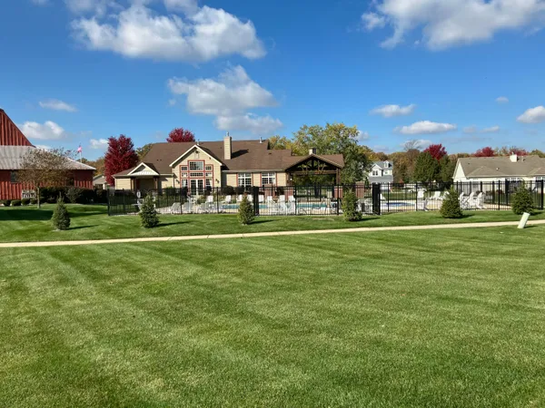 a view of a green field