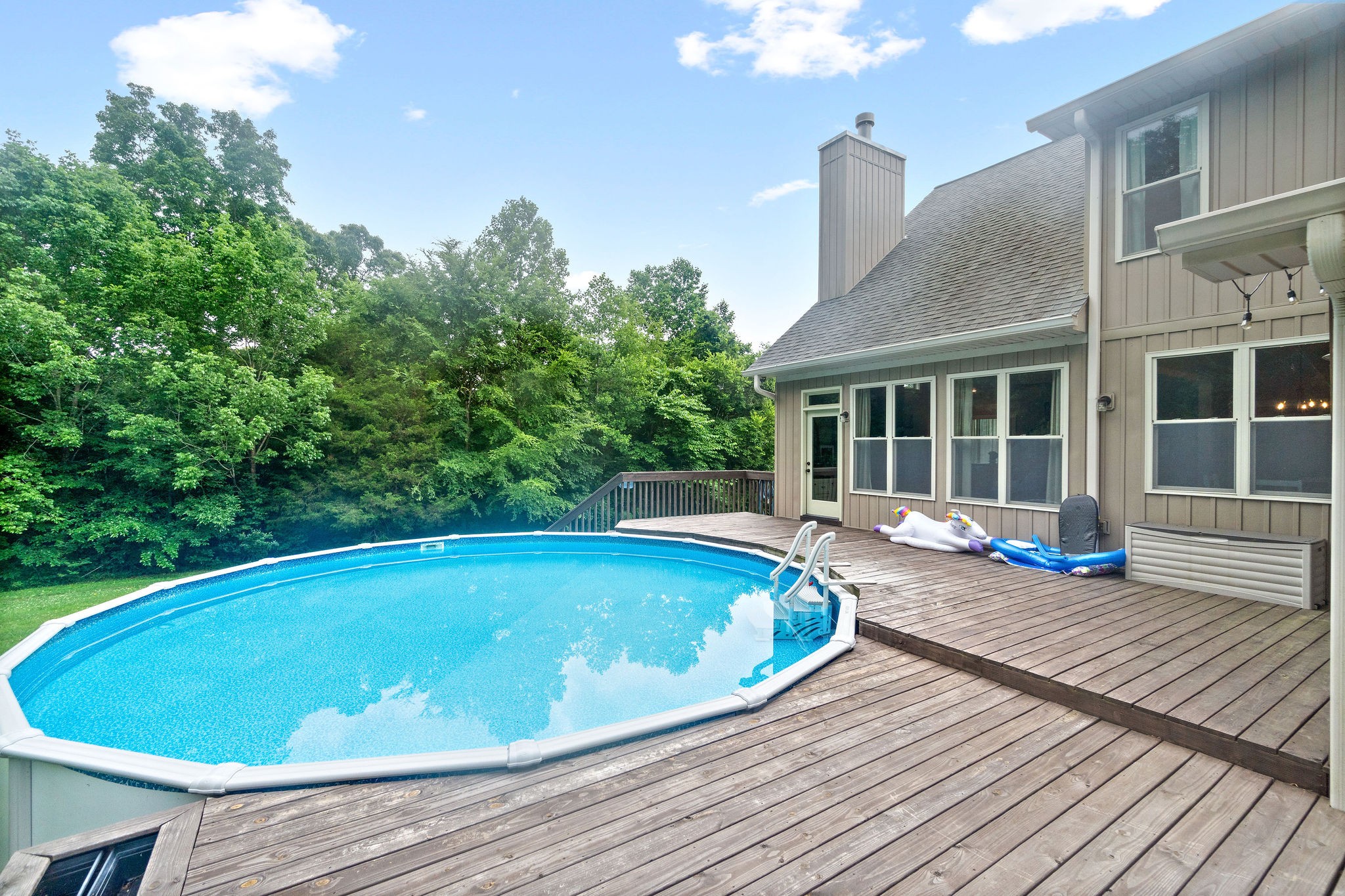 1855 Tottys Bend Road Duck River, TN 38454 - Photo 32 of 46 a view of outdoor space yard swimming pool and patio