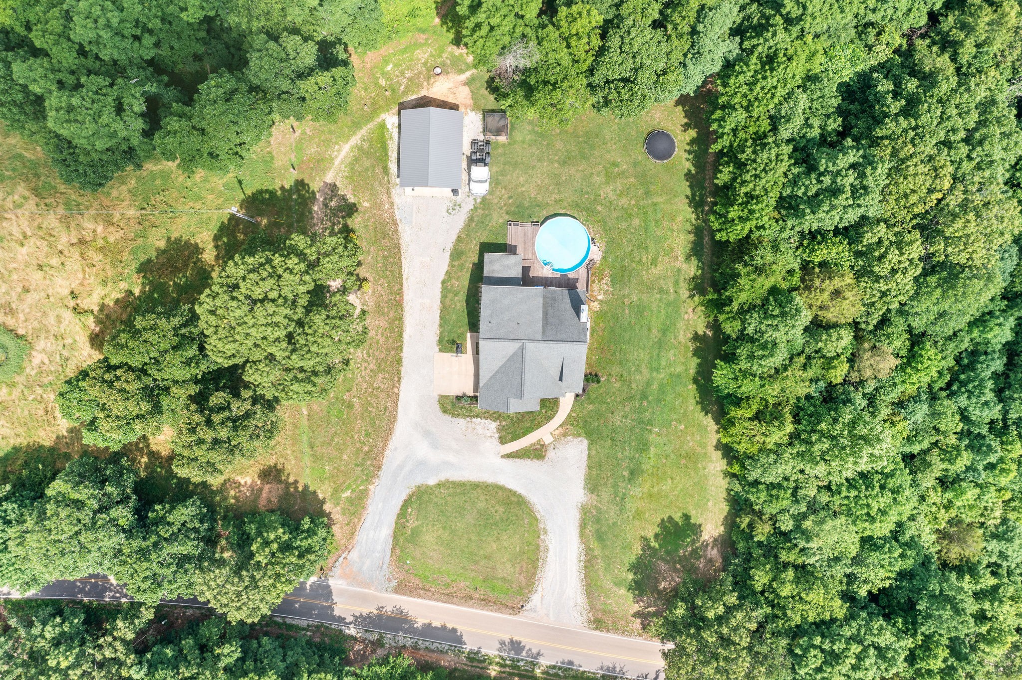 1855 Tottys Bend Road Duck River, TN 38454 - Photo 40 of 46 an aerial view of a house with a yard