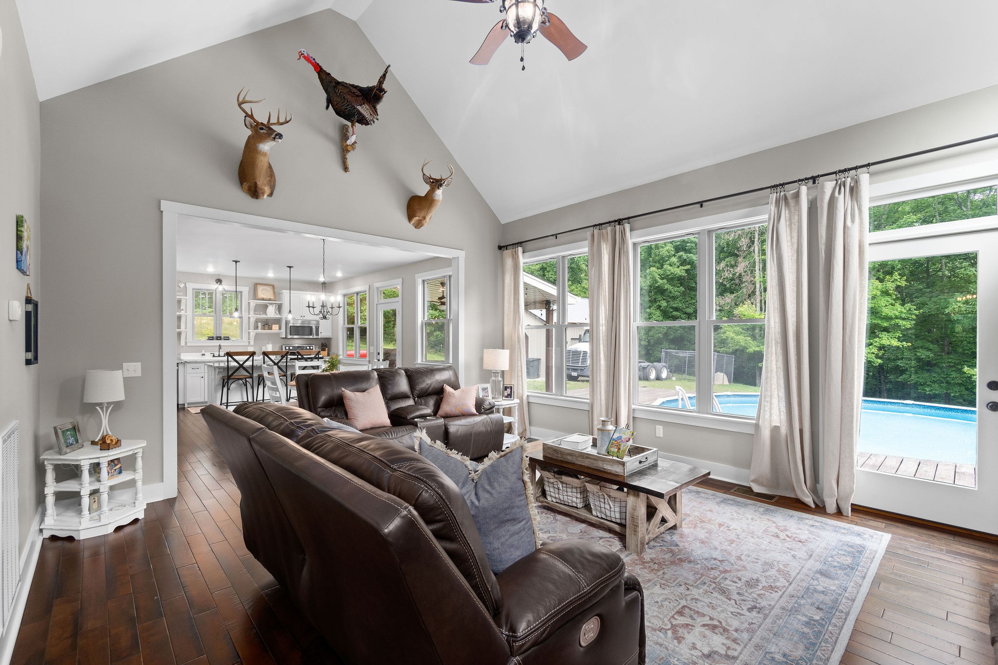 1855 Tottys Bend Road Duck River, TN 38454 - Photo 10 of 46 a living room with furniture and a large window