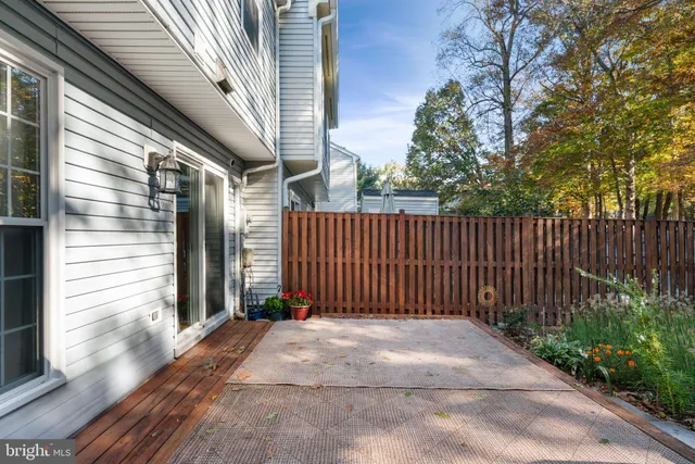 a view of a backyard with a garden