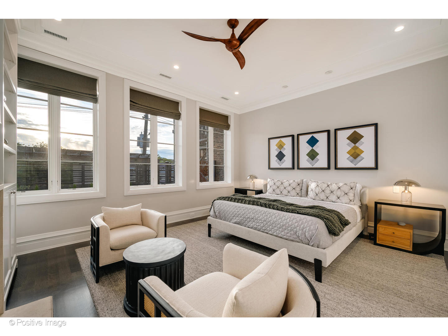 1720 North Mohawk Street Chicago, IL 60614 - Photo 20 of 48 a bedroom with furniture and a large window