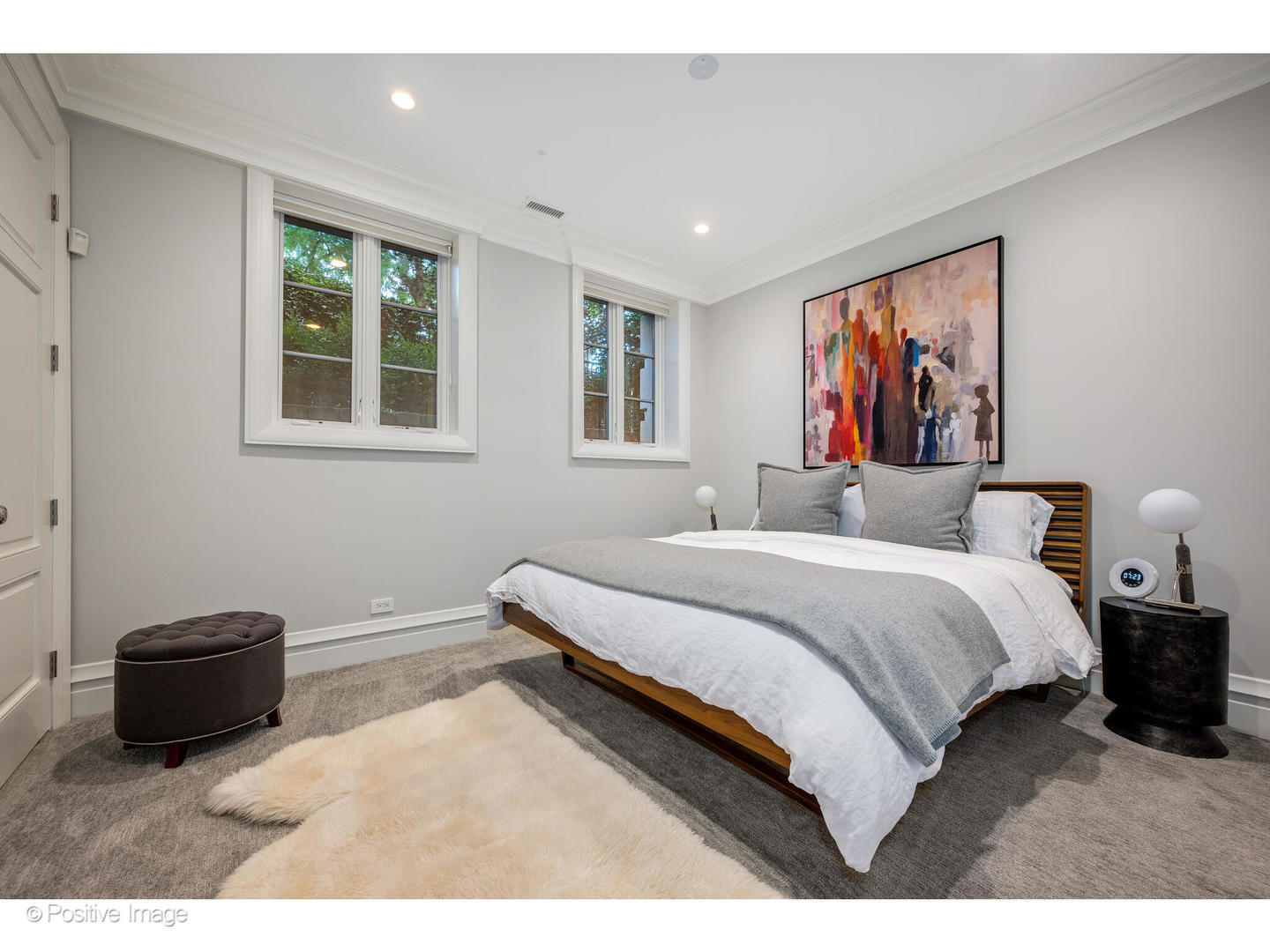 1720 North Mohawk Street Chicago, IL 60614 - Photo 41 of 48 a bedroom with a bed and a view of bathroom