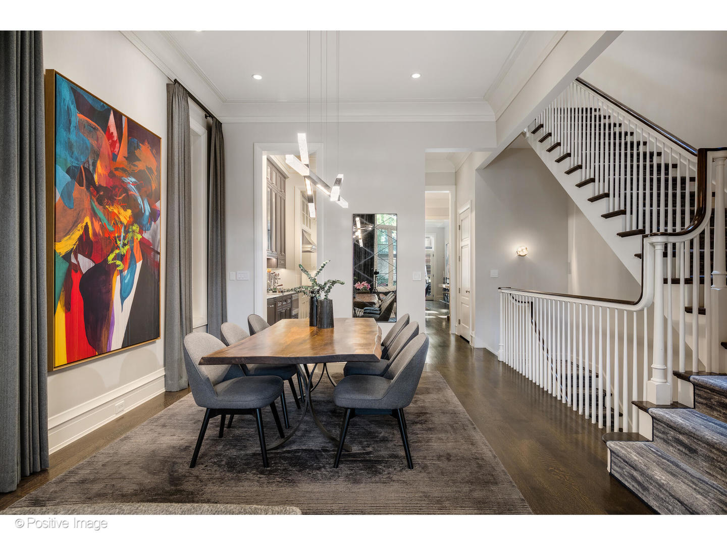1720 North Mohawk Street Chicago, IL 60614 - Photo 7 of 48 a view of a dining room with furniture and wooden floor