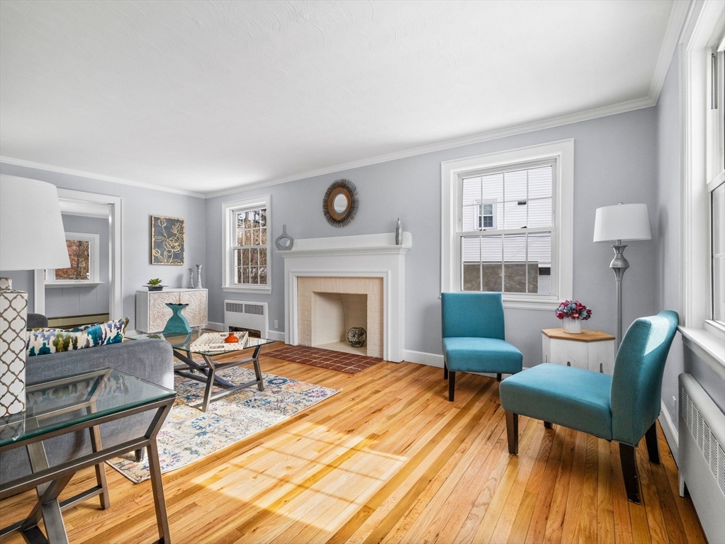 7 Neillian Crescent Boston, MA 02130 - Photo 11 of 29 a living room with furniture and a fireplace