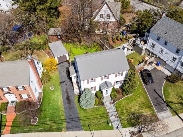 7 Neillian Crescent Boston, MA 02130 - Photo 27 of 29 an aerial view of a house with swimming pool