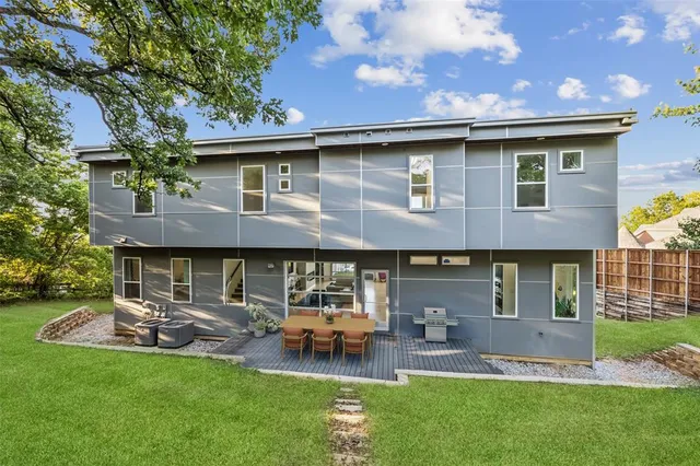 a view of a wooden deck