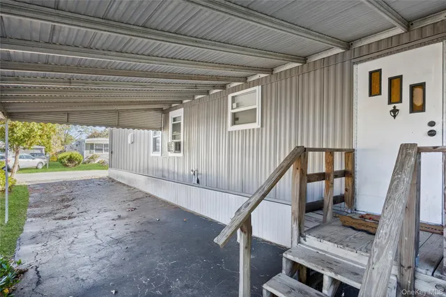 a view of front door