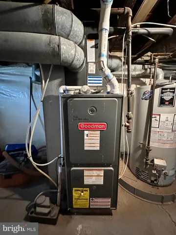 a view of storage and utility room