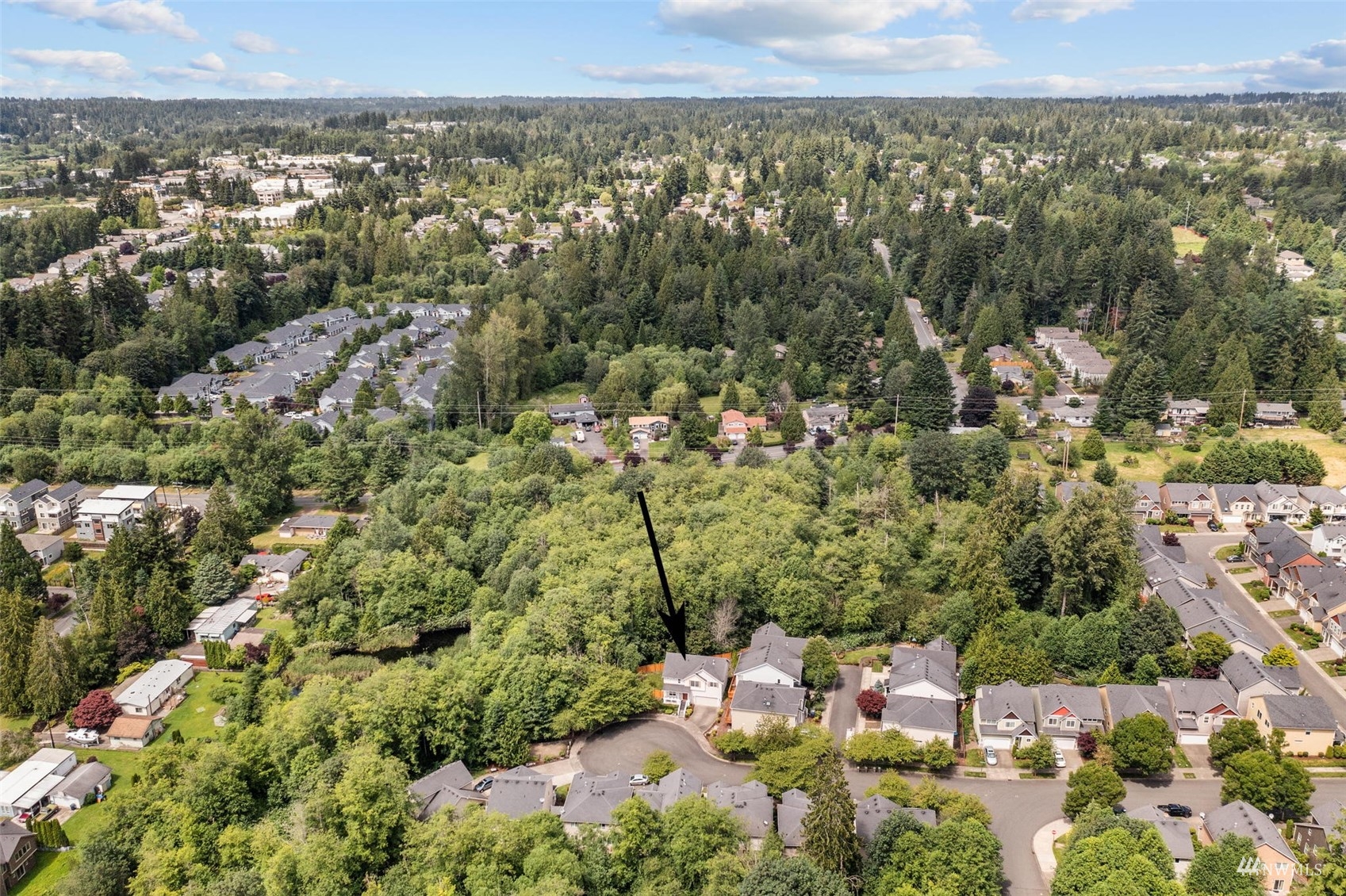 2321 Stafford Way Bothell, WA 98012 - Photo 36 of 38 a view of a city with a mountain