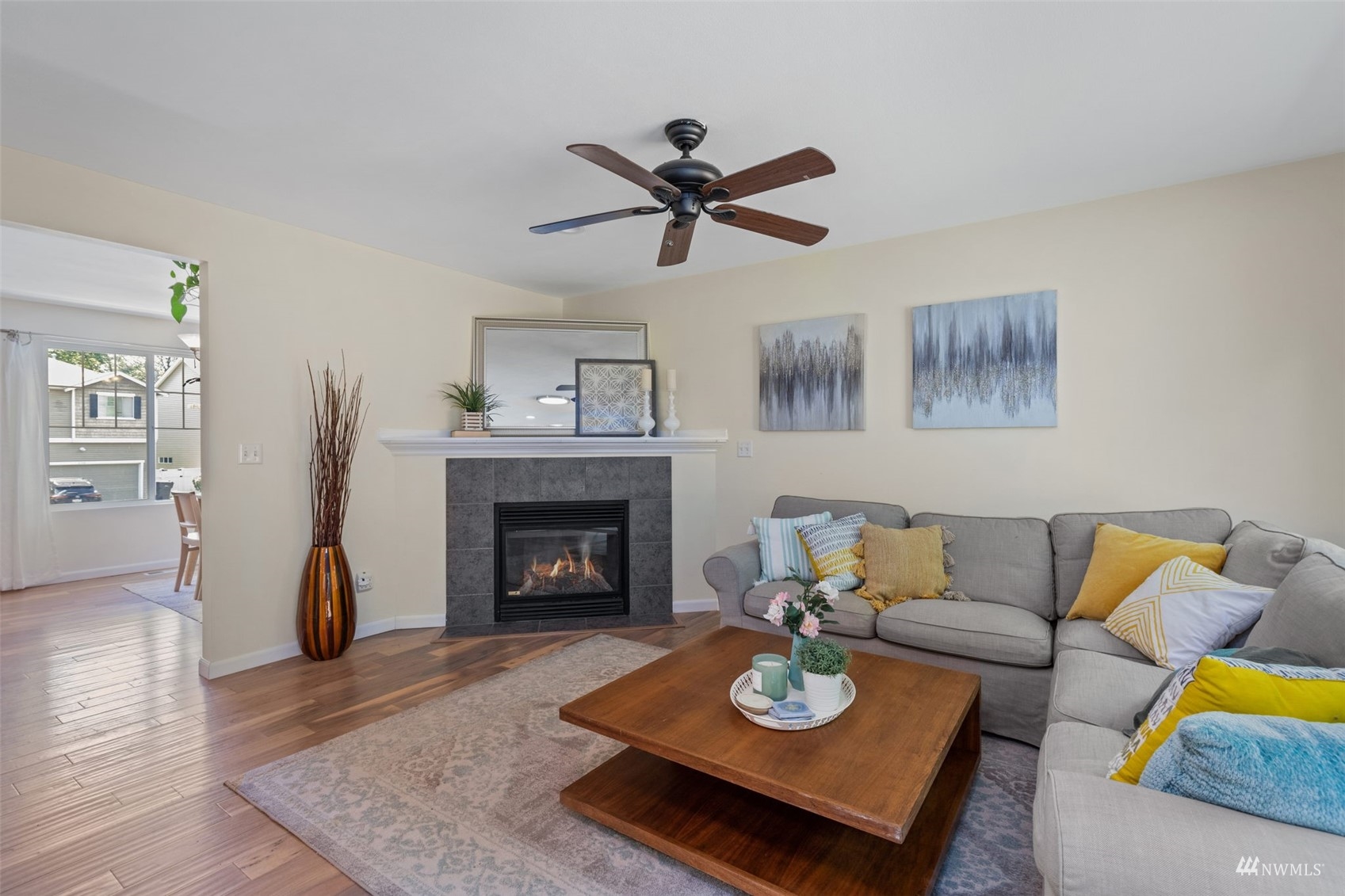2321 Stafford Way Bothell, WA 98012 - Photo 6 of 38 a living room with furniture and a fireplace