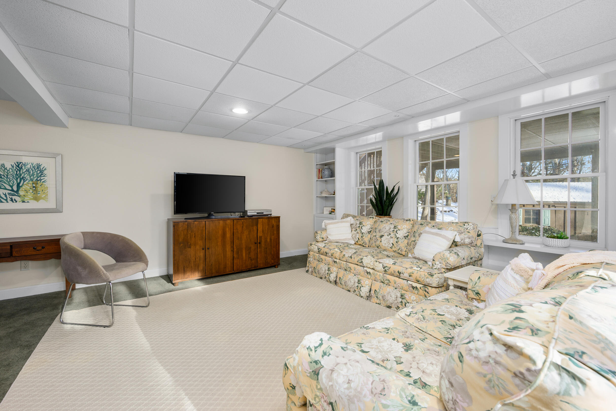 36 Island Street East Dennis, MA 02660 - Photo 26 of 41 a living room with furniture window and a flat screen tv