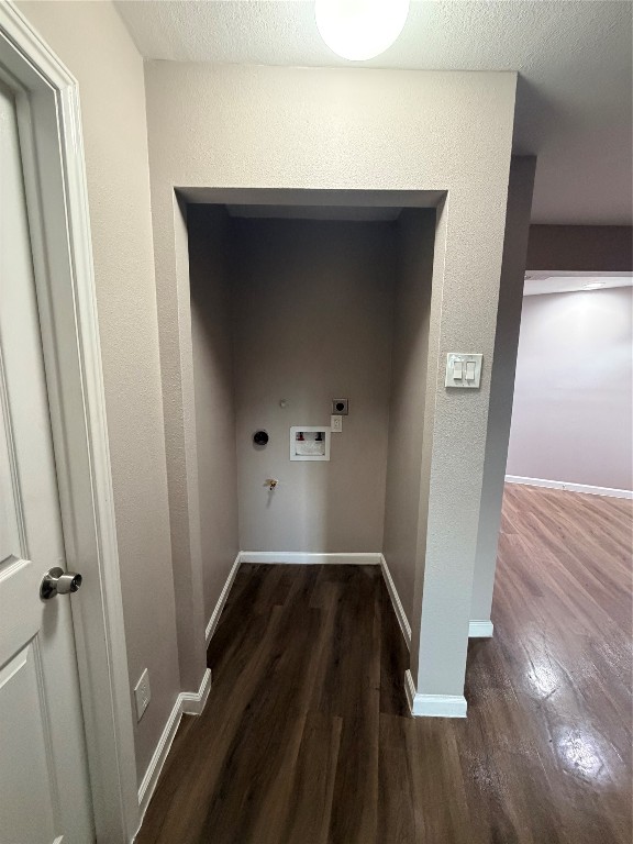 13217 Player Street, Unit B Houston, TX 77045 - Photo 9 of 22 a view of a hallway with wooden floor