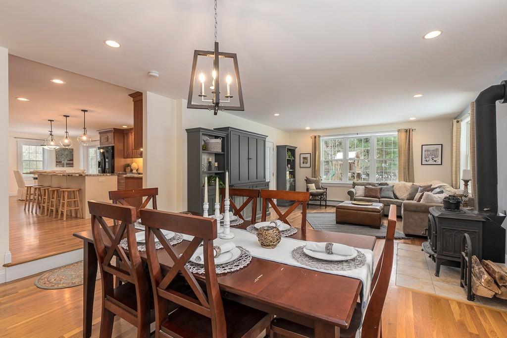 24 Wheeler Road Bolton, MA 01740 - Photo 6 of 28 a view of a dining room with furniture window and outside view