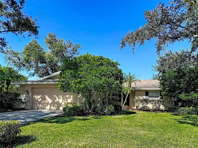 a view of a wooden door with a glass door
