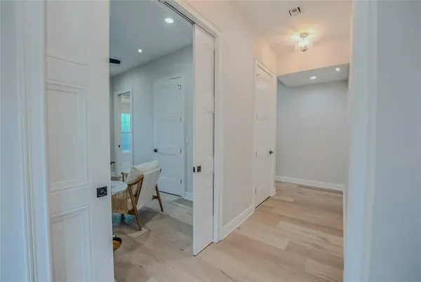 a view of room with dining area