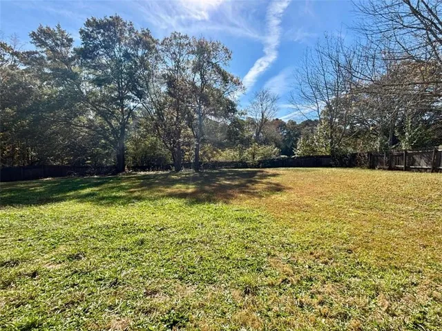 a view of outdoor space with swimming pool