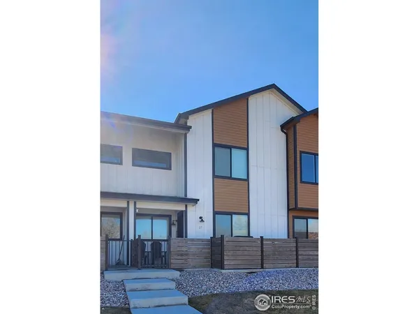 a view of outdoor space with seating