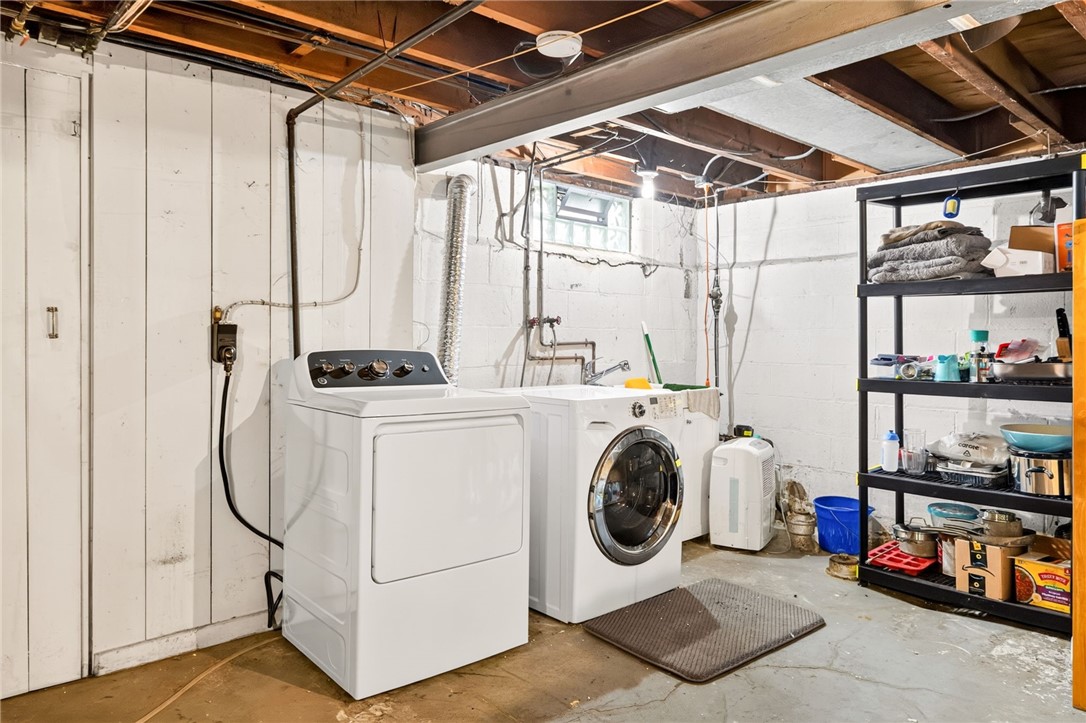 138 Glenthorne Road Rochester, NY 14615 - Photo 21 of 30 Full basement w/washer & dryer included.