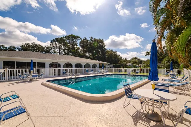 a view of outdoor space yard swimming pool and patio