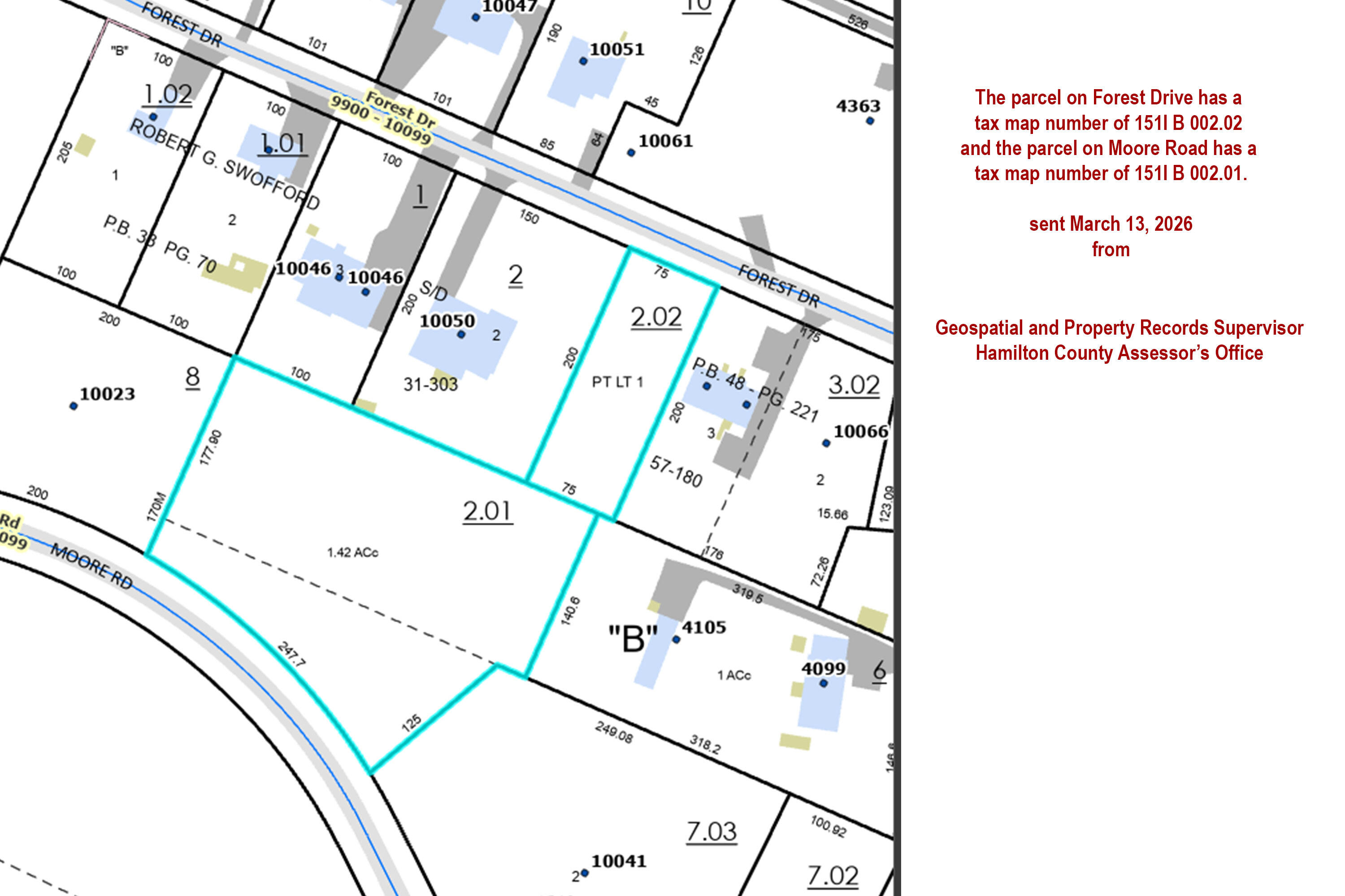 0 Moore Road Ooltewah, TN 37363 - Photo 3 of 3 Winters-Lots-tax-assessor