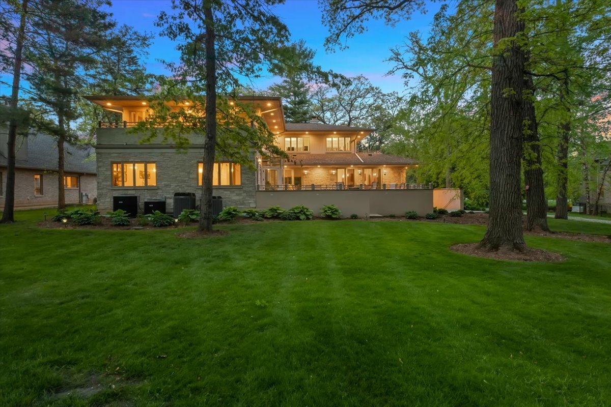 3464 Old Mill Road North Highland Park, IL 60035 - Photo 55 of 64 a view of a house with a back yard