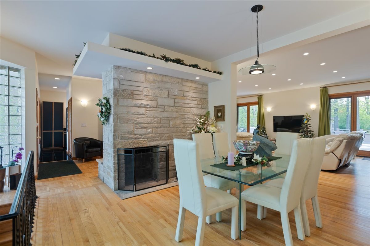 3464 Old Mill Road North Highland Park, IL 60035 - Photo 8 of 64 a dining room with furniture and wooden floor