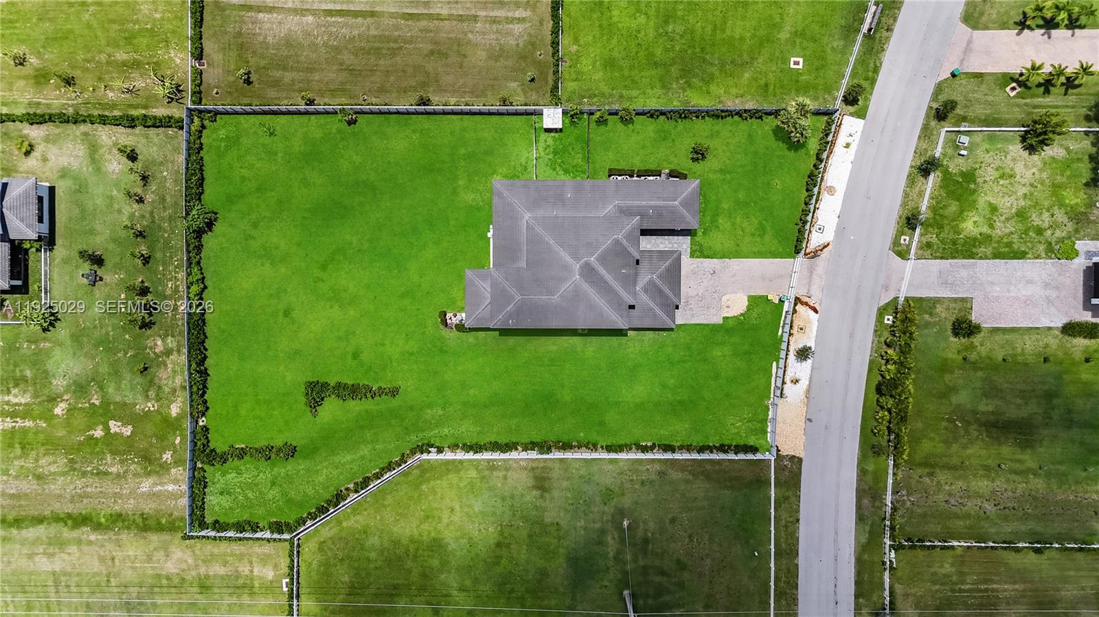 15846 Southwest 49th Street Southwest Ranches, FL 33331 - Photo 38 of 38 an aerial view of a house with a yard