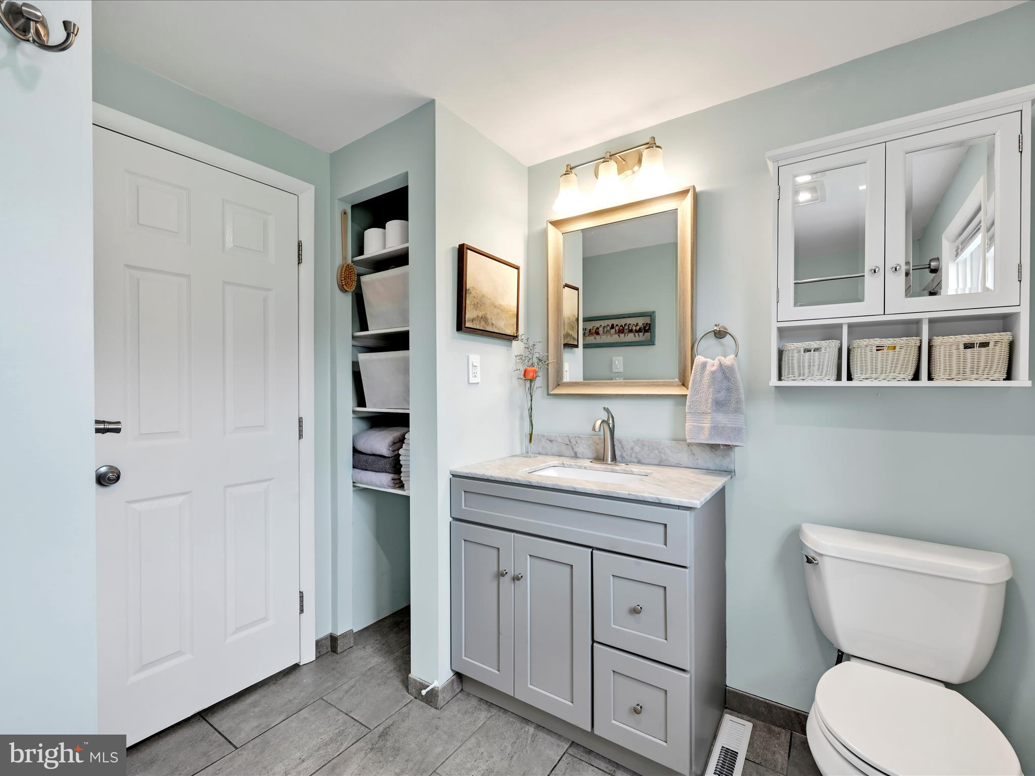1774 Sammar Road Lancaster, PA 17601 - Photo 23 of 38 a bathroom with a toilet a sink and mirror