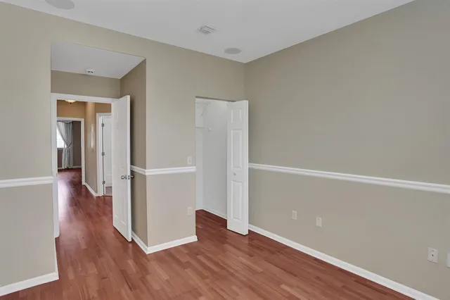 wooden floor in an empty room