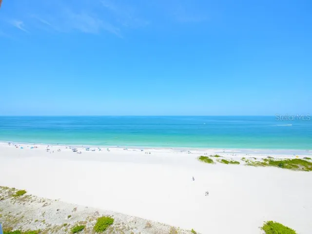 a view of an ocean beach