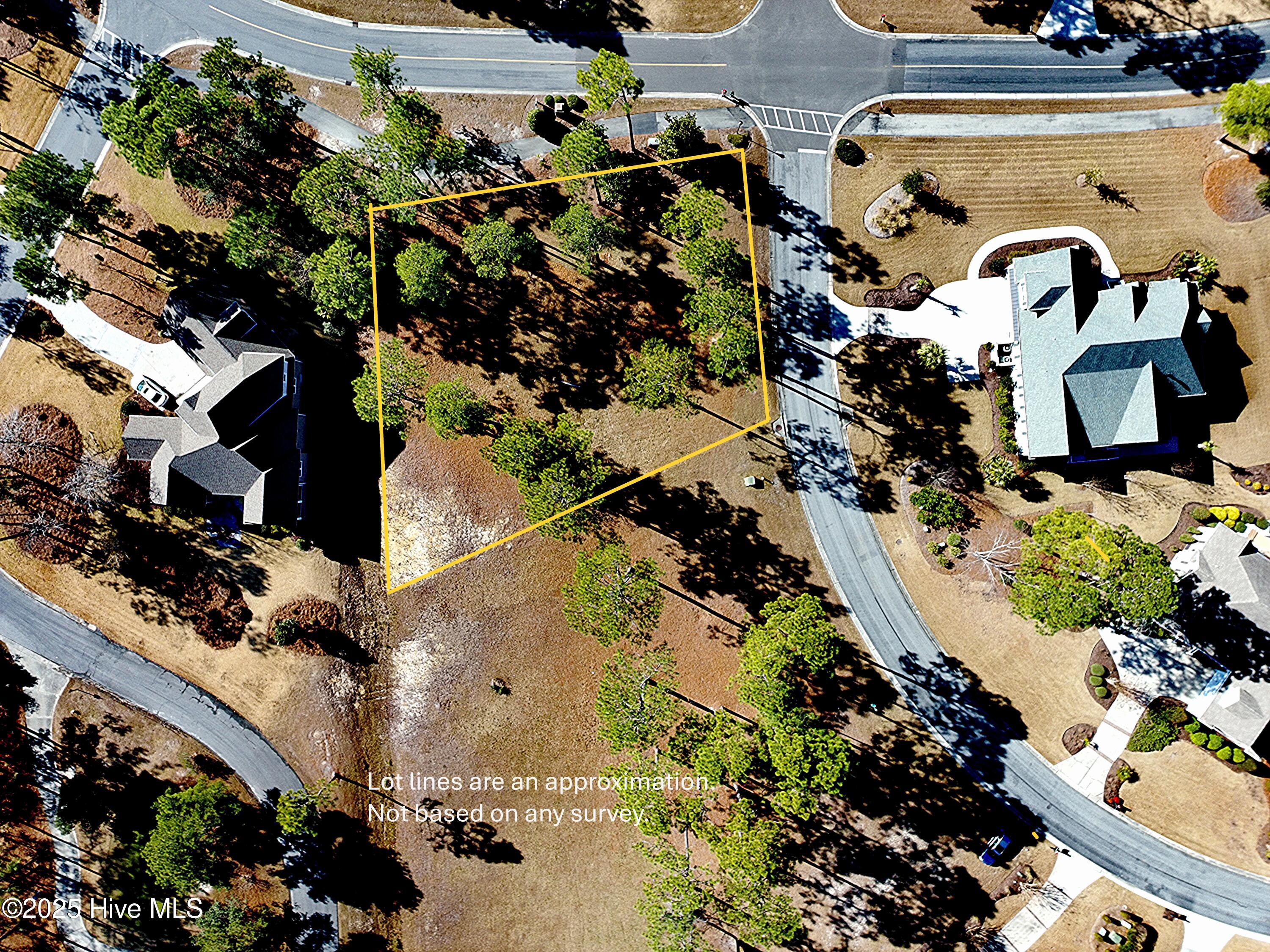 6500 Castlebrook Way Southwest Ocean Isle Beach, NC 28469 - Photo 3 of 12 6500 Castlebrook Way SW_Est parcel lines