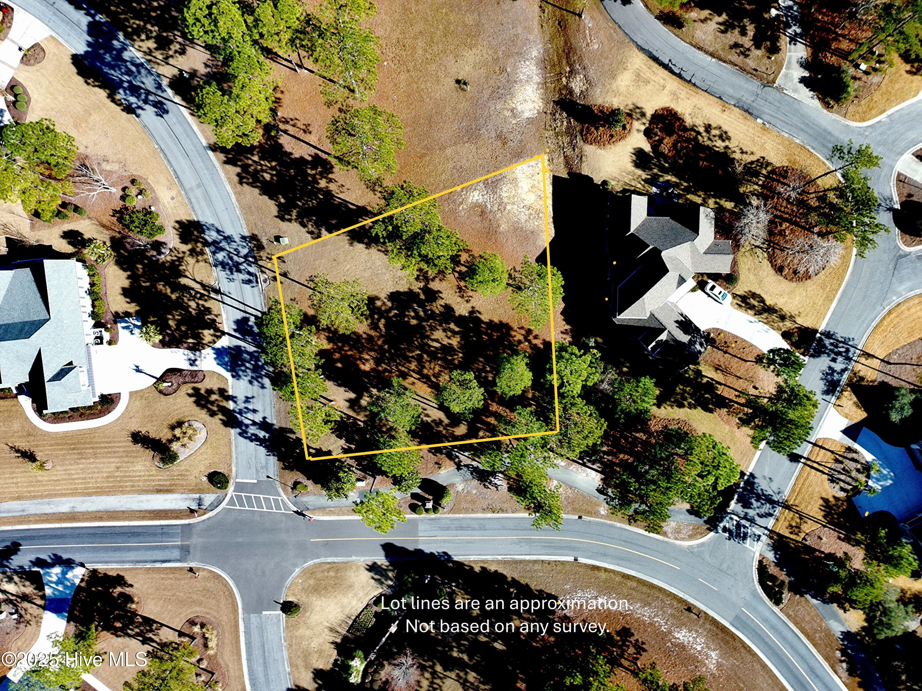 6500 Castlebrook Way Southwest Ocean Isle Beach, NC 28469 - Photo 5 of 12 6500 Castlebrook Way SW_Est parcel lines