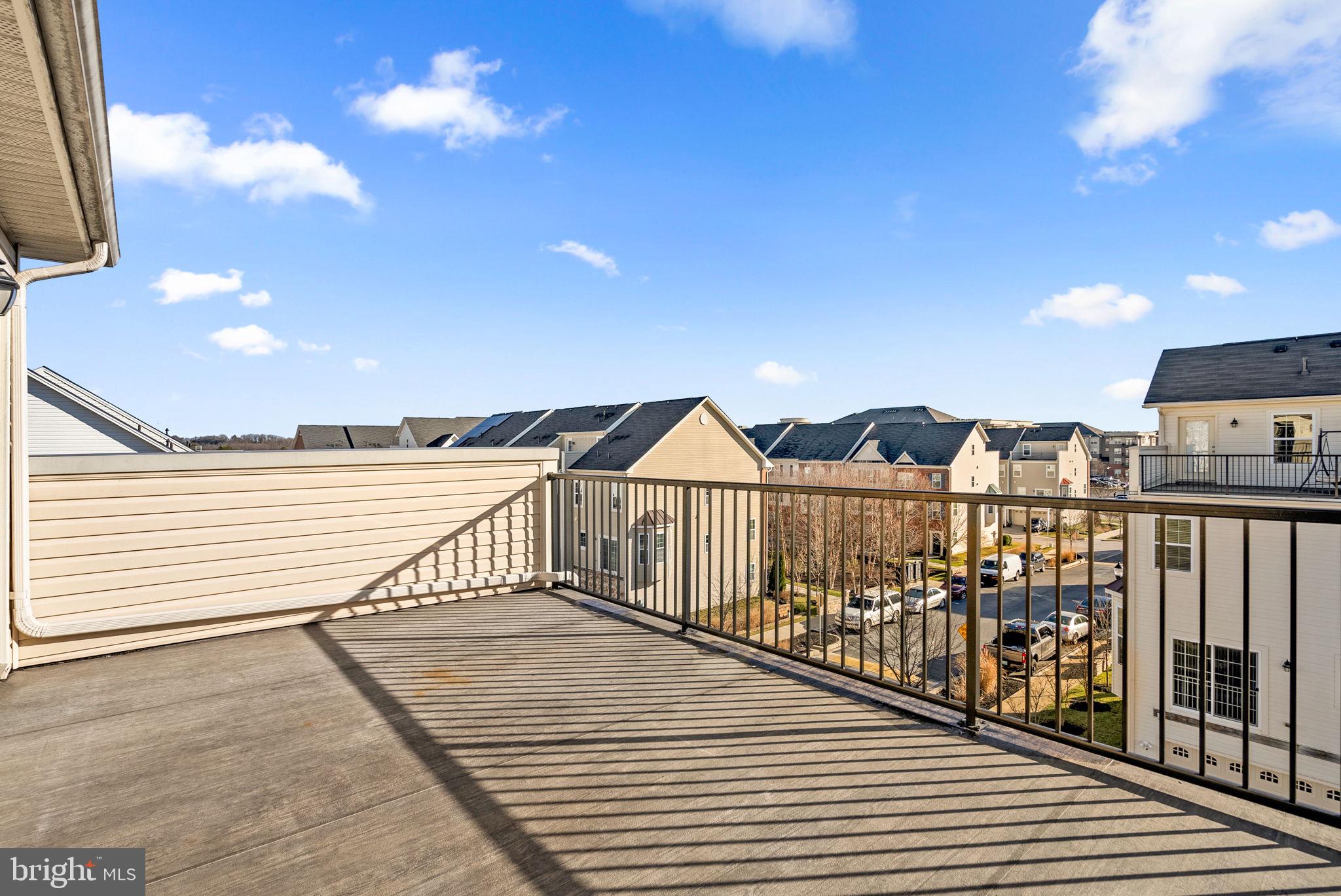 7126 Beaumont Place Hanover, MD 21076 - Photo 26 of 32 Rear Balcony