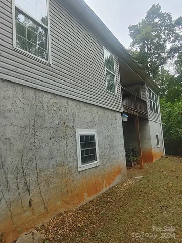 a backyard of a house