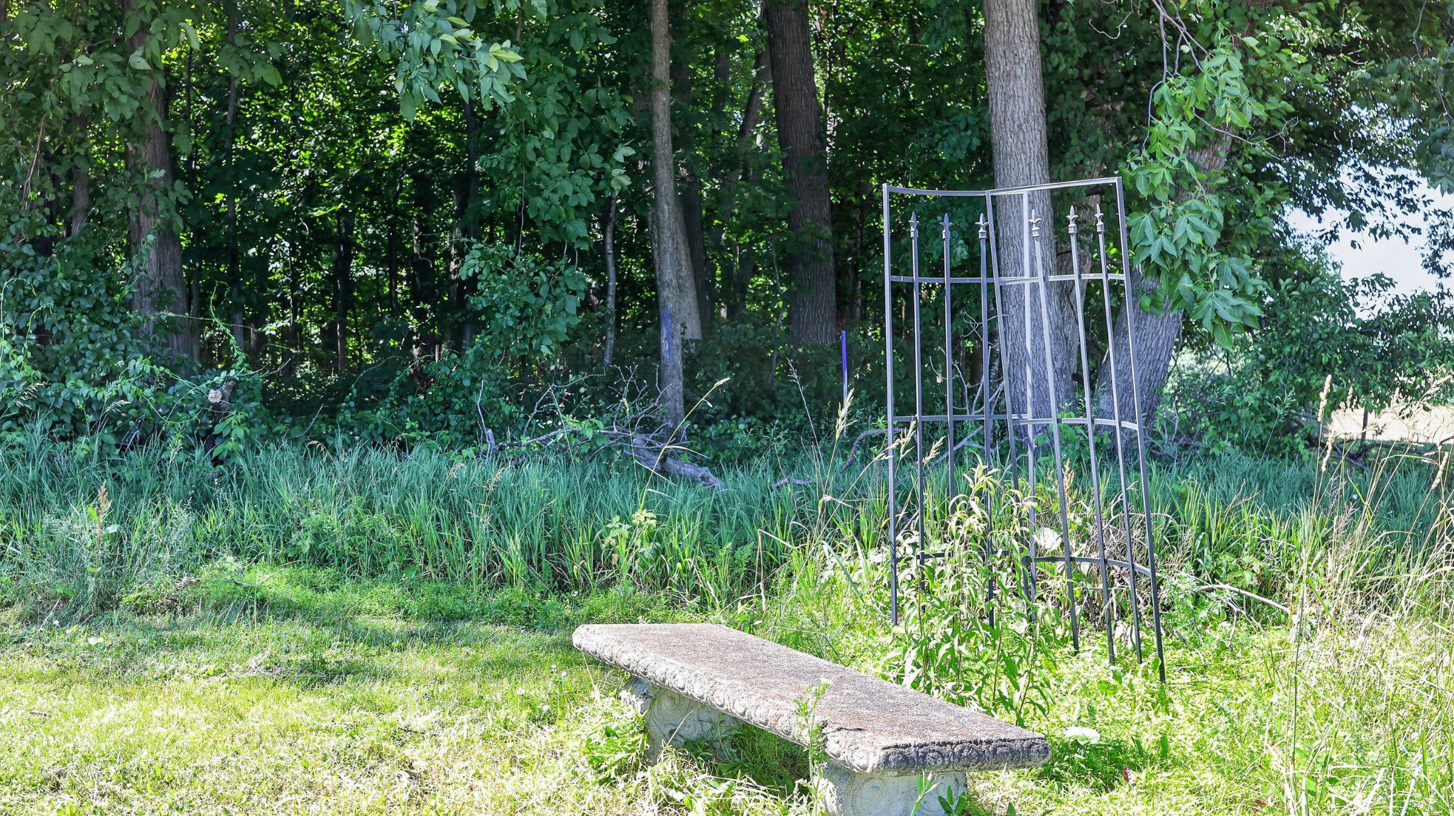 8042 Bobs Road Felton, PA 17322 - Photo 36 of 47 Bench on walking path (SW corner of property)
