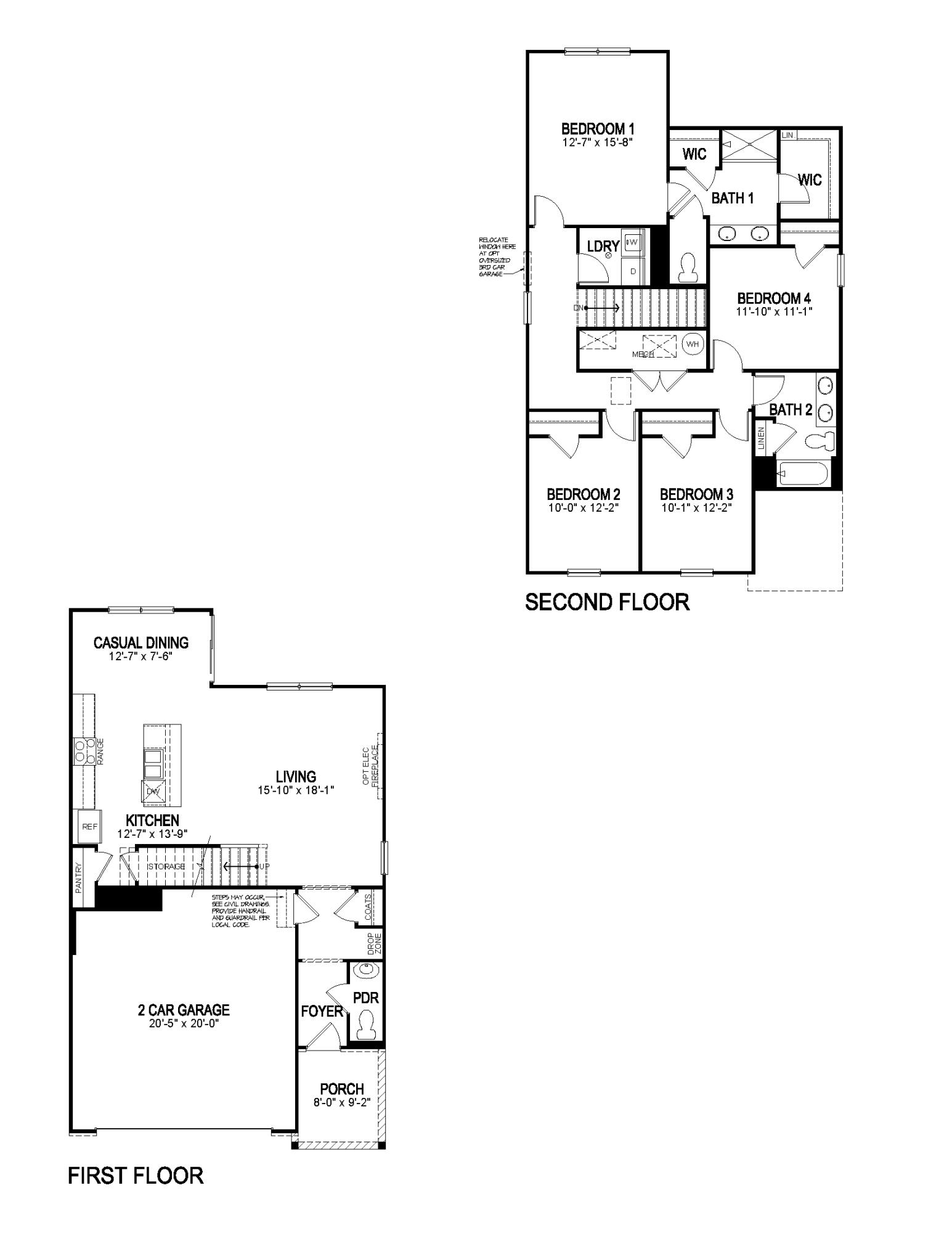 186 Whitley Way Georgetown, KY 40324 - Photo 27 of 27 Pine Floorplan