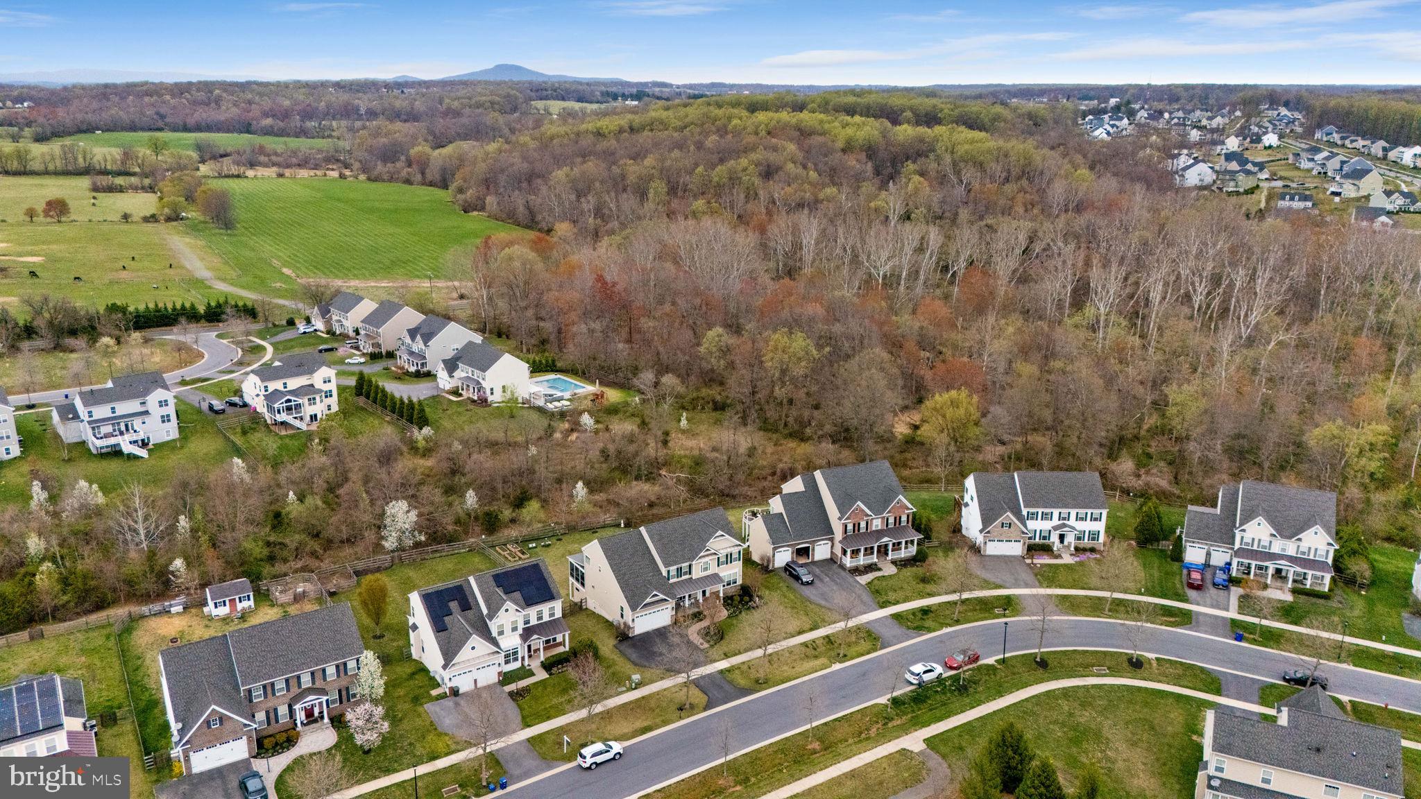 18004 Bliss Drive Poolesville, MD 20837 - Photo 55 of 57 an aerial view of a house with a big yard