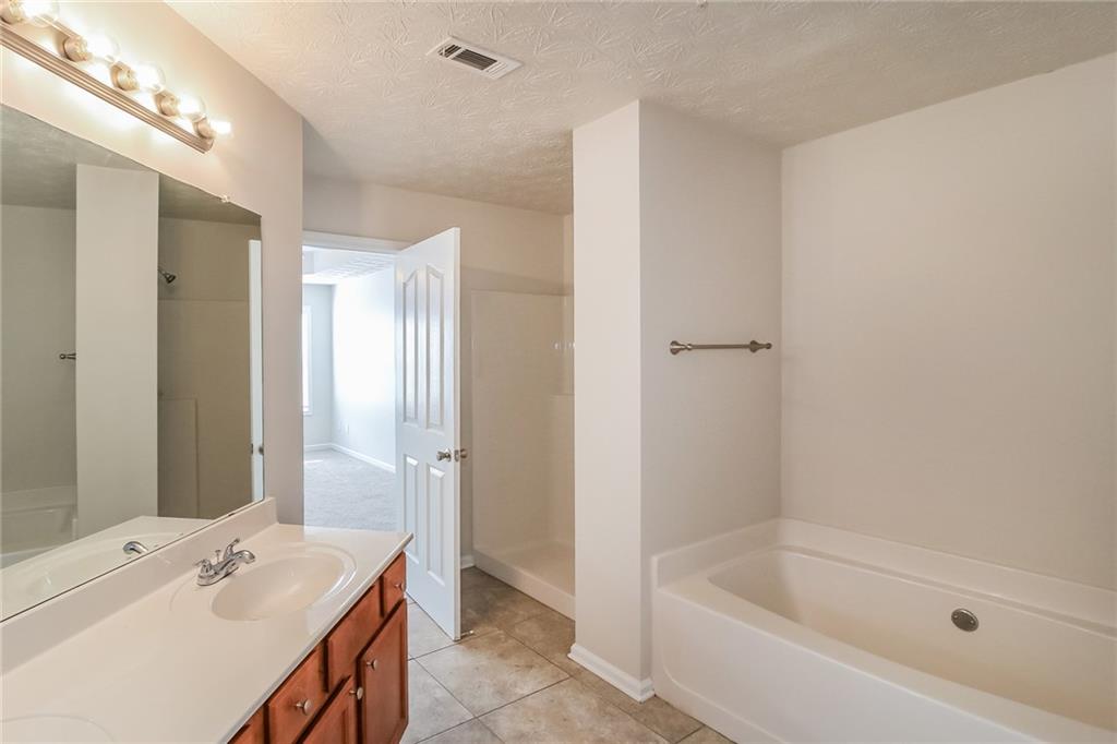 3824 Augustine Place Rex, GA 30273 - Photo 11 of 24 a bathroom with a tub sink shower and mirror
