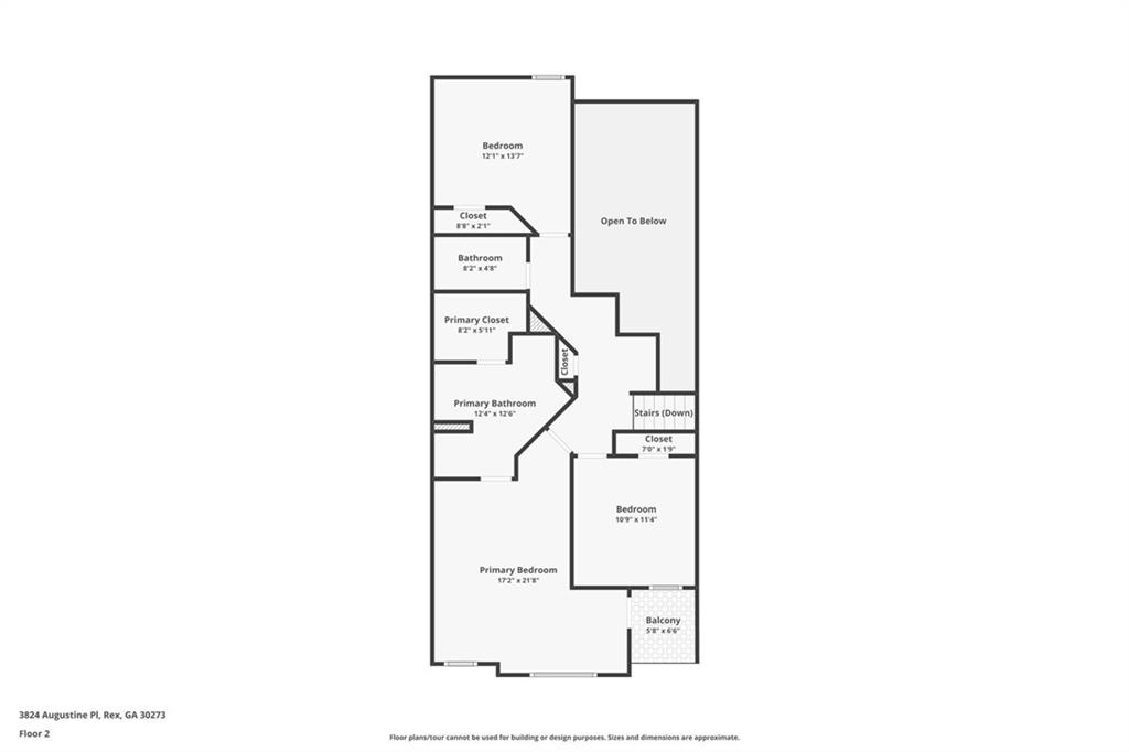 3824 Augustine Place Rex, GA 30273 - Photo 21 of 24 a picture of a floor plan
