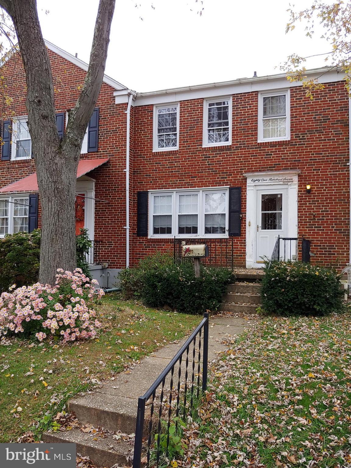 8107 Barksdale Road Towson, MD 21286 - Photo 2 of 55 front with mature trees