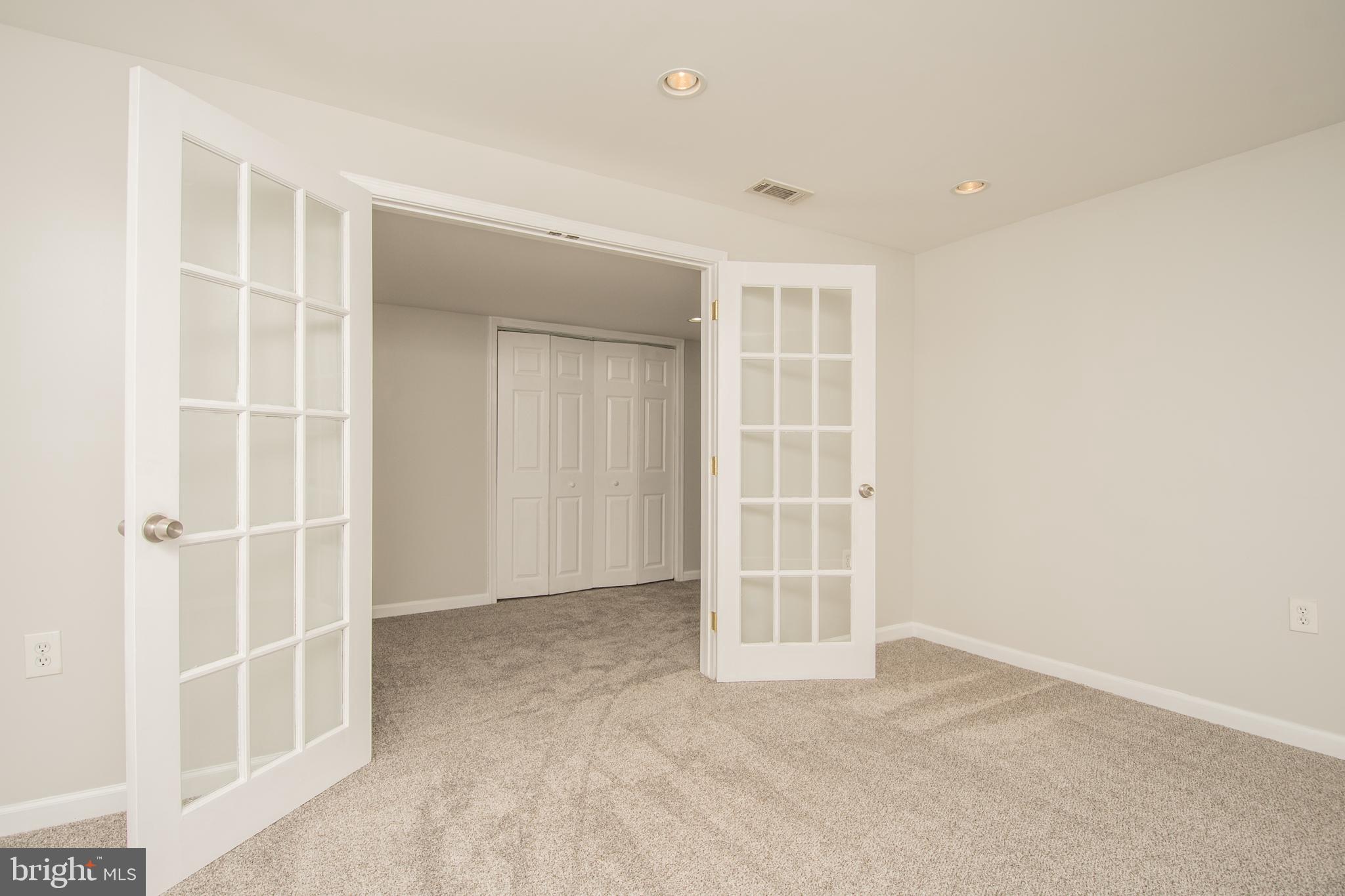 1609 Thomas Road Fort Washington, MD 20744 - Photo 17 of 27 view of freshly Paint 5th bedrm with french doors