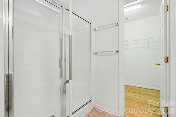 a view of closet area