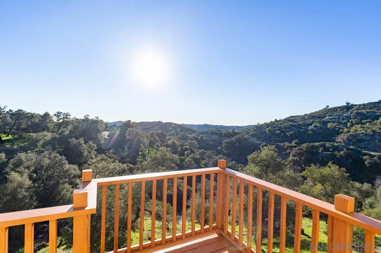 1328 Riverwood Road Santa Ysabel, CA 92070 - Photo 20 of 31 a view of a balcony with an outdoor space