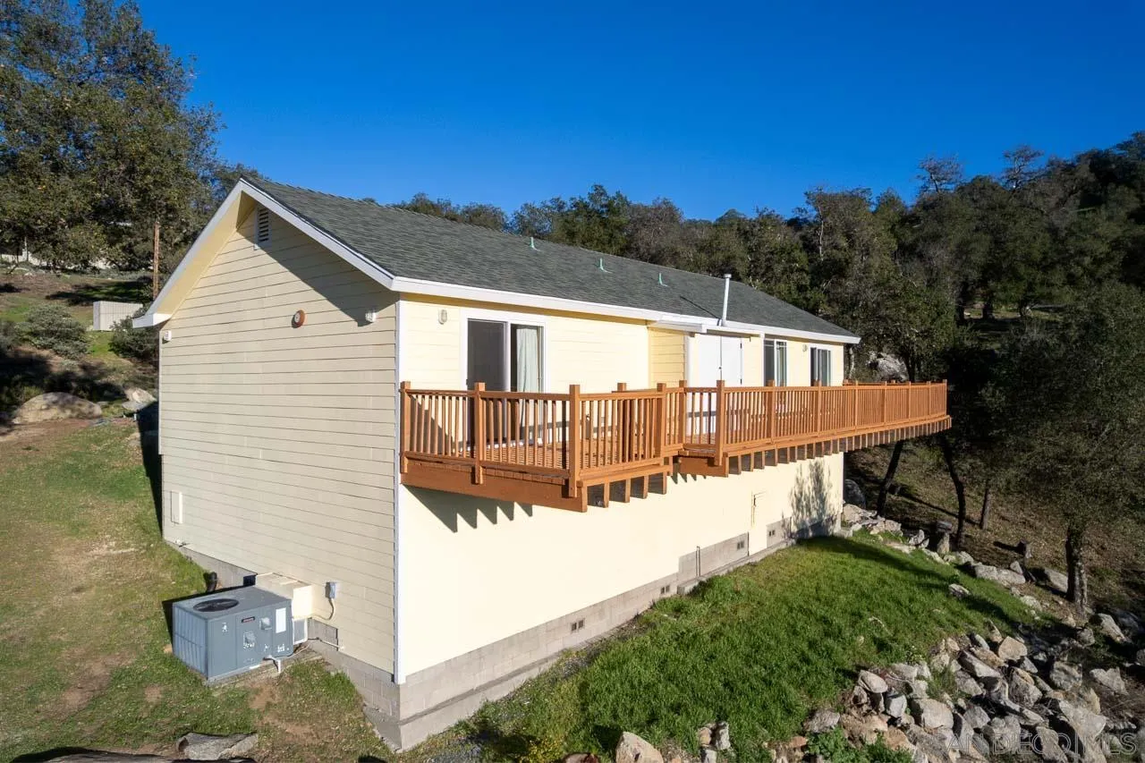 1328 Riverwood Road Santa Ysabel, CA 92070 - Photo 26 of 31 a view of a house with a yard from a balcony