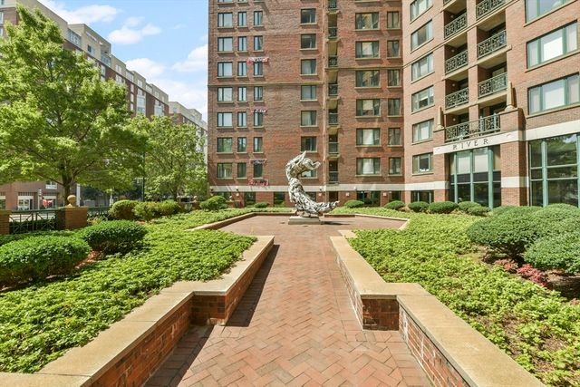 a view of a building with garden