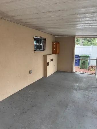 a view of a livingroom with an empty space