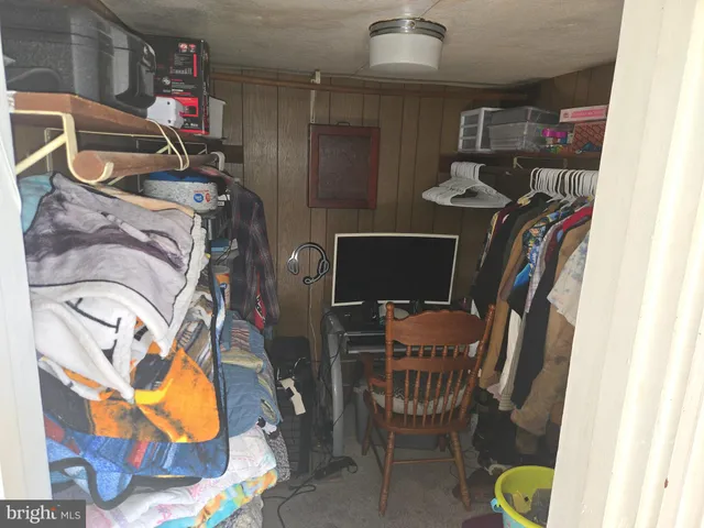 a view of storage and utility room